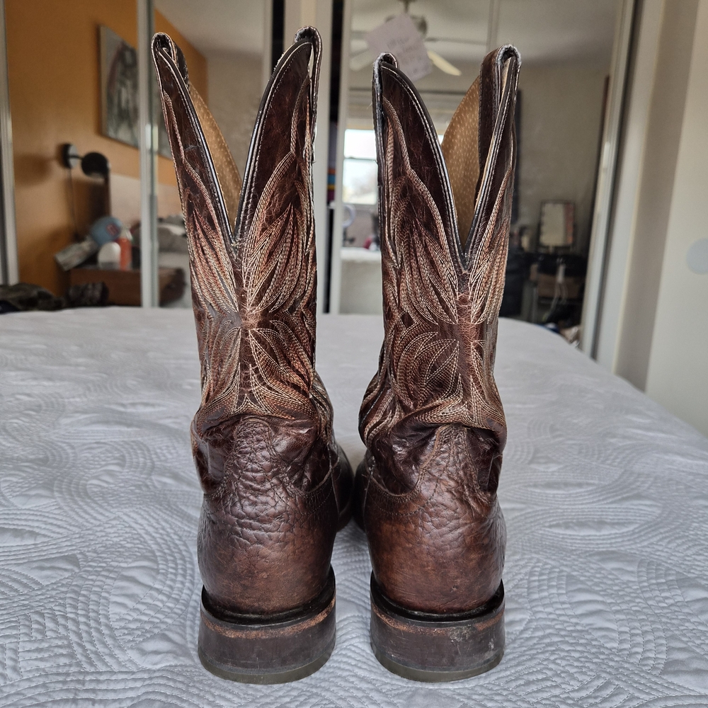 Ariat Brown Cowboy Boots - Picture 7 of 10